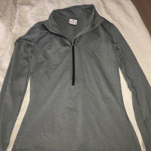 Grey Nike Pro Quarterzip